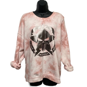 One of a kind‎ pink Live without Limits tie die sweat shirt size 20 (438)